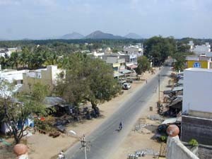 Main road through the village