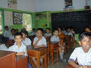 This Christian primary school (for children of employees of the Christian Medical College in Vellore)