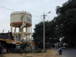 The village water tower