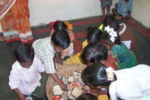 Children enjoy themselves at one of the Link funded nurseries.