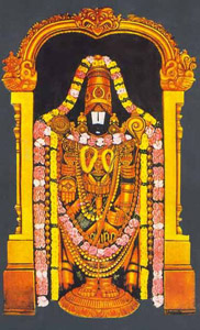 Vishnu in the form of Lord Venkateshwara or Lord Balaji.