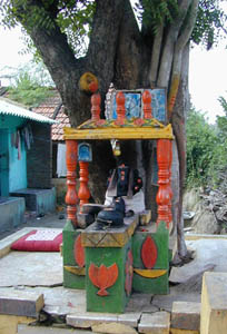 A village shrine to Lord Ganesha.
